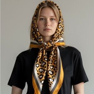 Leopard Print Scarf